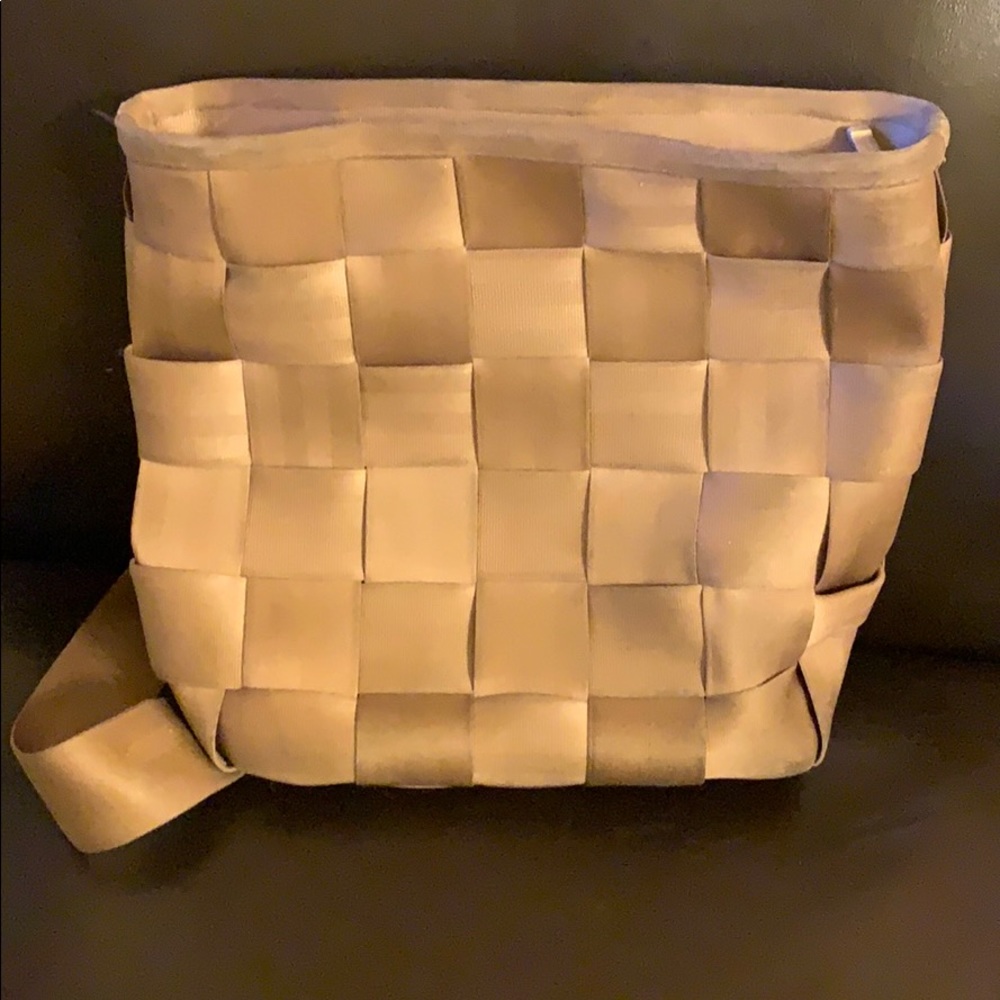 Harvey seat belt backpack purse